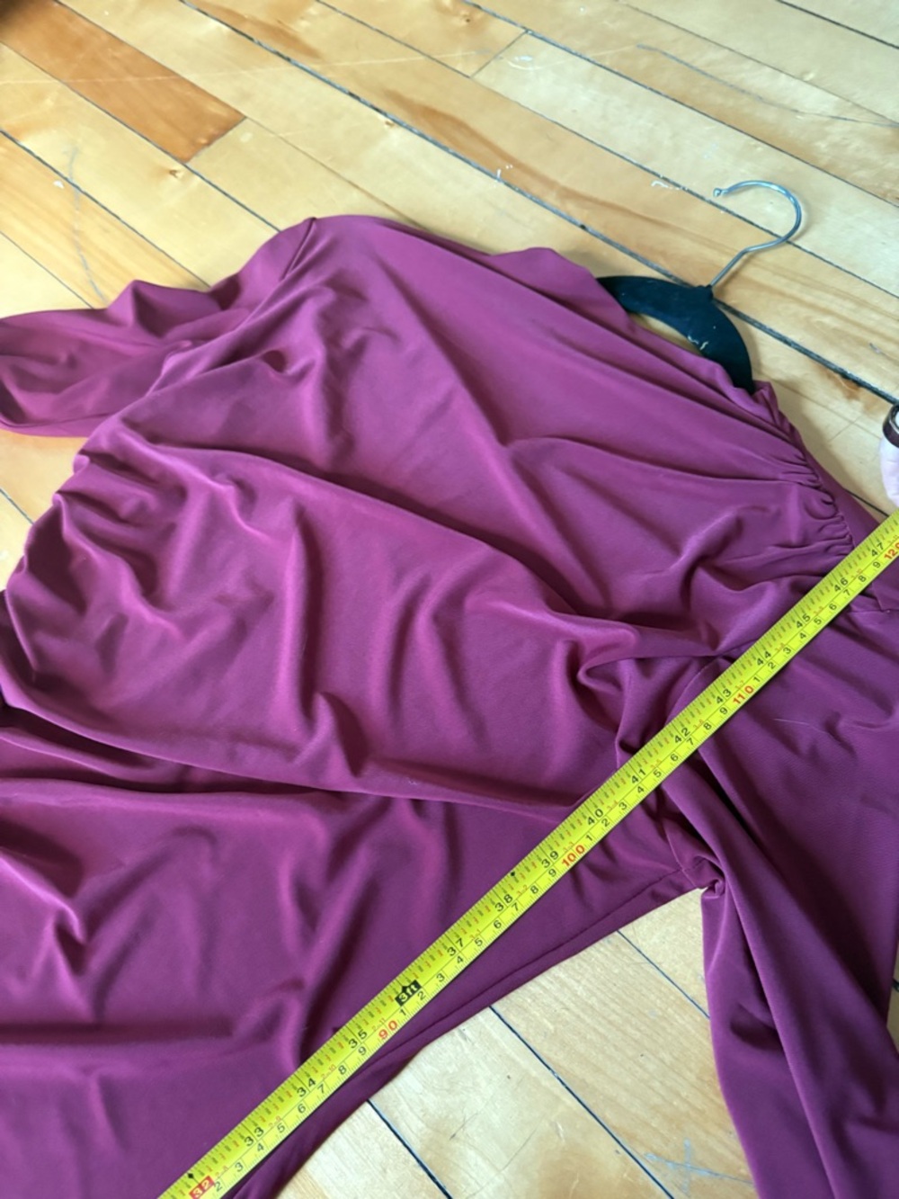 Aritzia Wilfred Sz S Fernanda Raspberry Long Sleeves Midi Dress - Picture 12 of 13